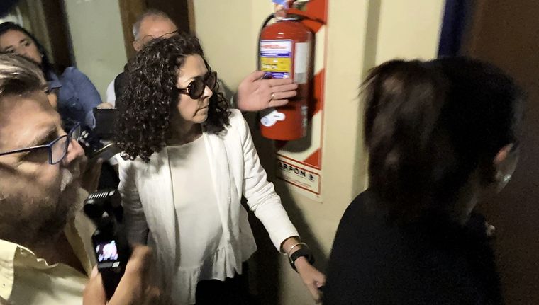 La niñera de la expareja presidencial, Noelia del Valle Gómez, brindó su testimonio este martes en el marco de la causa que investiga a Alberto Fernández por violencia de género. Foto: NA