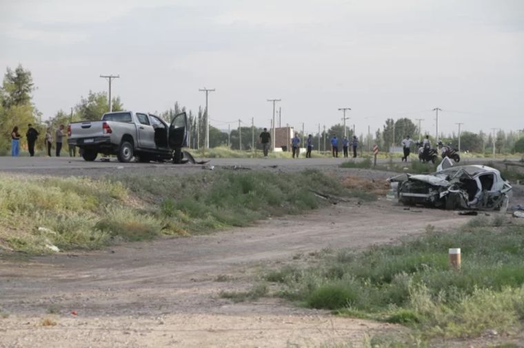 La zona del accidente. Foto: gentileza Diario de Cuyo.