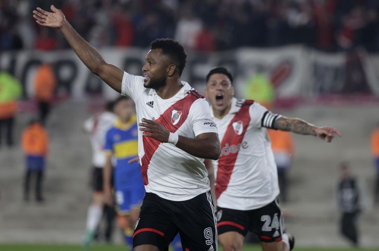 River ganó en el Monumental. Foto: EFE