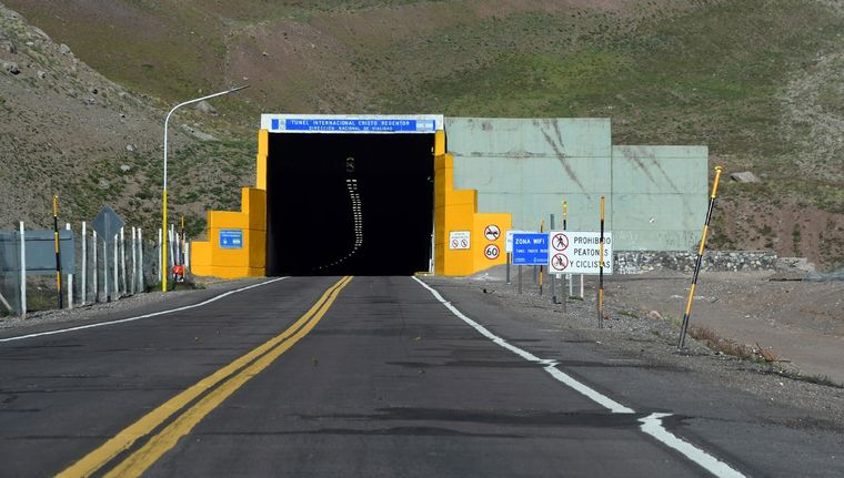 El túnel internacional Cristo Redentor. El túnel internacional Cristo Redentor.