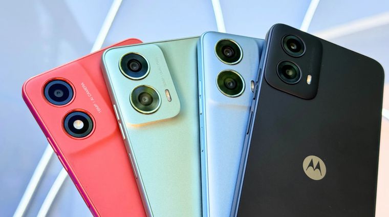 Ilustrativa. ARCA subastará celulares Motorola, Samsung y Xiaomi.