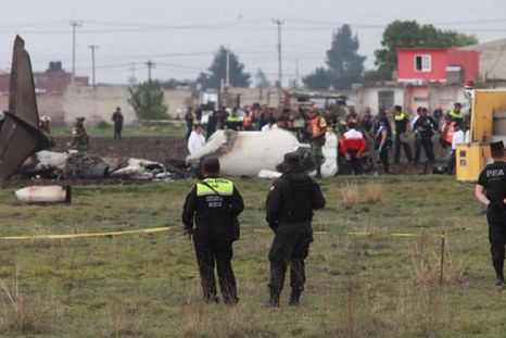 El accidente cerca del Aeropuerto Internacional de Toluca. El accidente cerca del Aeropuerto Internacional de Toluca.
