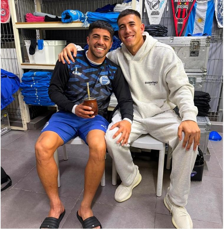 Zaid Romero, de carrera europea, junto a Nahuel Ullariaga en Coquimbito. Zaid Romero, de carrera europea, junto a Nahuel Ullariaga en Coquimbito.