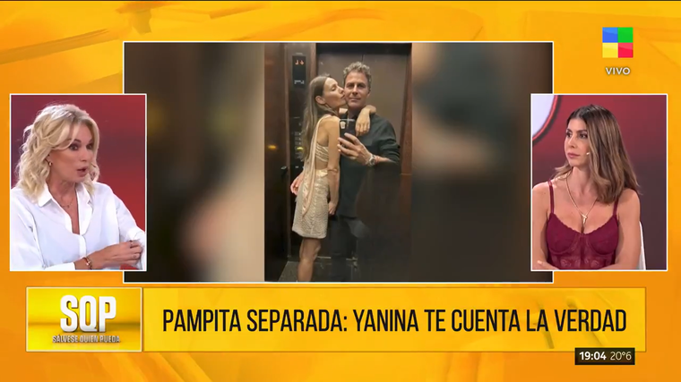 Yanina Latorre afirmó que Pampita se separó de Martín Pepa. Yanina Latorre afirmó que Pampita se separó de Martín Pepa.