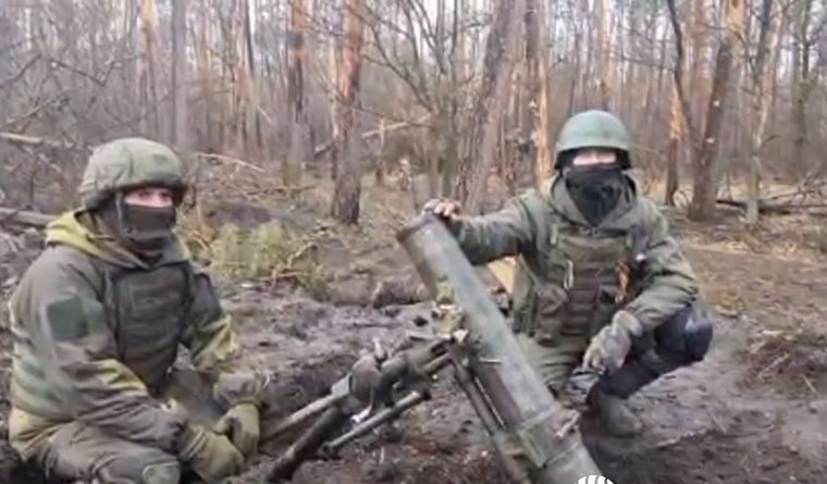 Grupo Wagner Integrantes del Grupo Wagner, luchando en Ucrania. Foto: Dpa.