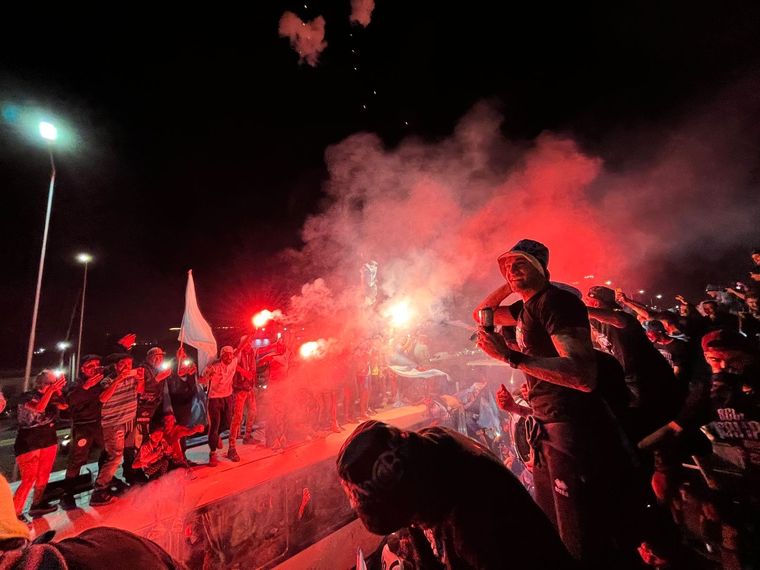 Multitudinario festejo en Córdoba. Foto: @Belgrano