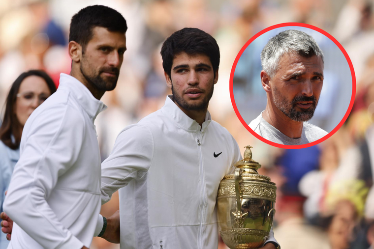 Alcaraz y Djokovic jugarán muchas finales en el tenis, según Ivanisevic Foto: EFE