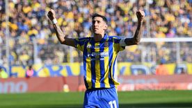 Ángel Di María, autor de un verdadero golazo ante Independiente. Ángel Di María, autor de un verdadero golazo ante Independiente.