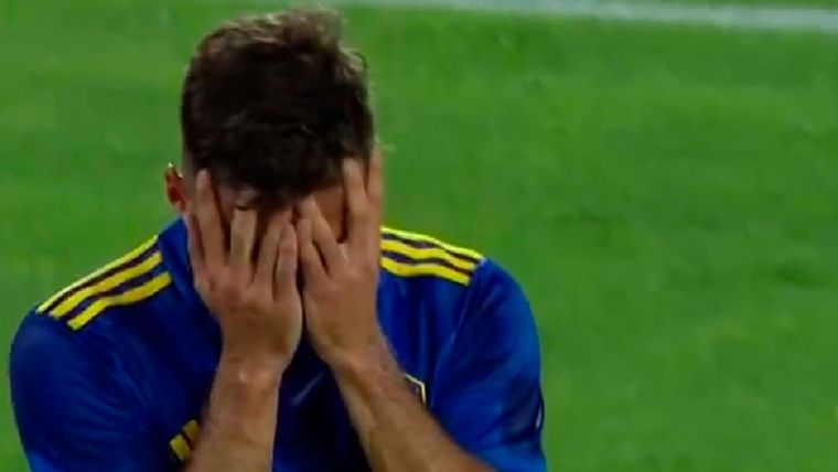 Saracchi se hizo expulsar y complicó a Boca contra Estudiantes Foto: Captura TyC Sports