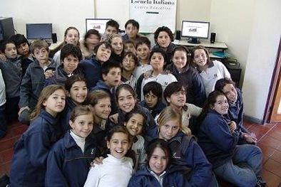MDZol | Los chicos, durante la visita de MDZ.