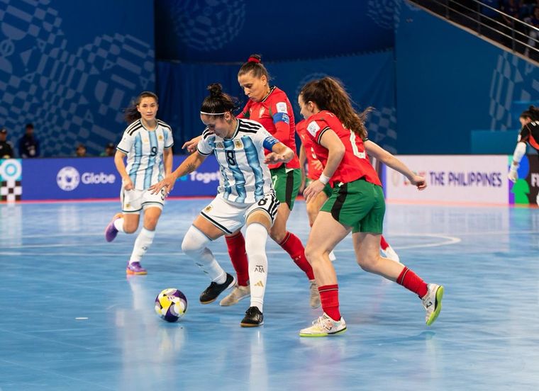 La Selección argentina de futsal fue vapuleada por Portugal.&nbsp;