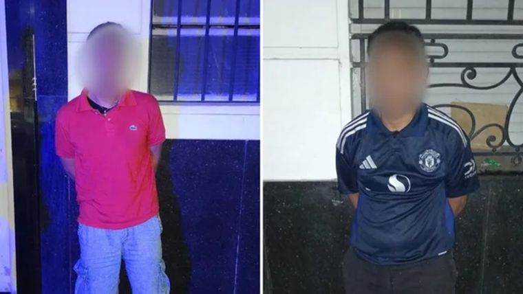 Fueron capturados en el cruce de las calles Beauchef y Formosa. Foto: NA