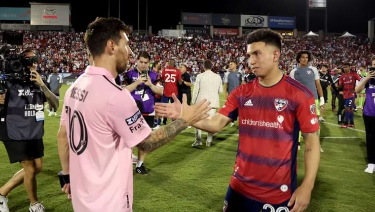 Velasco contó cómo fue enfrentar a Messi en la MLS.