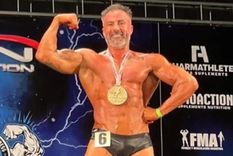 Luque participó del concurso Rock Hard Physique Championship 2025. Foto: NA. Luque participó del concurso Rock Hard Physique Championship 2025. Foto: NA.