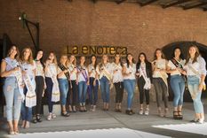 Las candidatas a Reina Nacional de la Vendimia 2020.