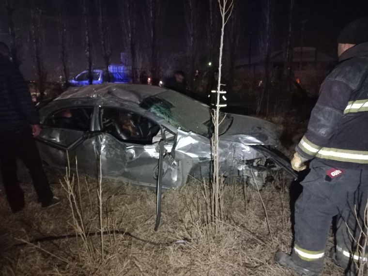 Un auto volcó en San Martín y murió un acompañante Foto: Ministerio de Seguridad de Mendoza