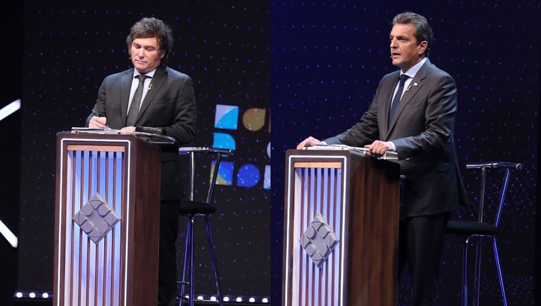 Pinocho. Sergio Massa, con apodo por parte de Javier Milei. Foto: CNE