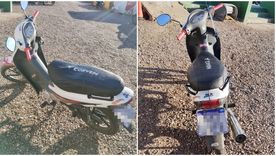La moto robada que le secuestraron al menor de edad en Las Heras. La moto robada que le secuestraron al menor de edad en Las Heras.