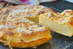 Una deliciosa tarta crujiente por fuera y super suave por dentro