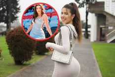 Sara Duque estuvo en el predio que River posee en Ezeiza. Foto: Especial Sara Duque estuvo en el predio que River posee en Ezeiza. Foto: Especial