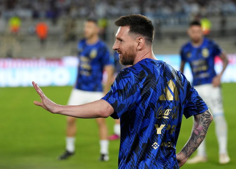 Messi, el más aplaudido. Foto: NA