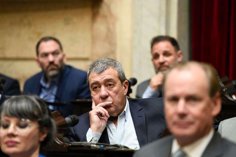 Adolfo Bermejo en el recinto de la Cámara de Diputados. Foto: X @DiputadosAR