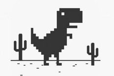 Google, dinosaurio, internet Google, dinosaurio, internet