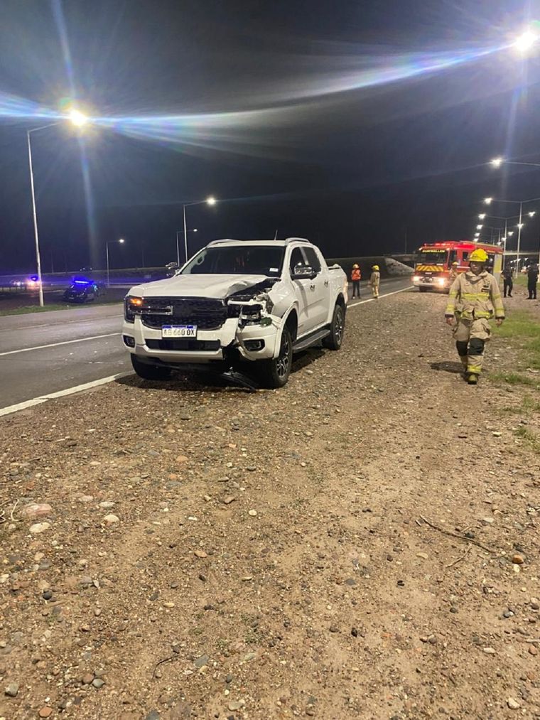 El rodado que participó del accidente. Foto: gentileza.