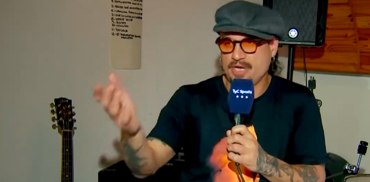 El ex Boca recibió muchas críticas. Foto: Captura TV