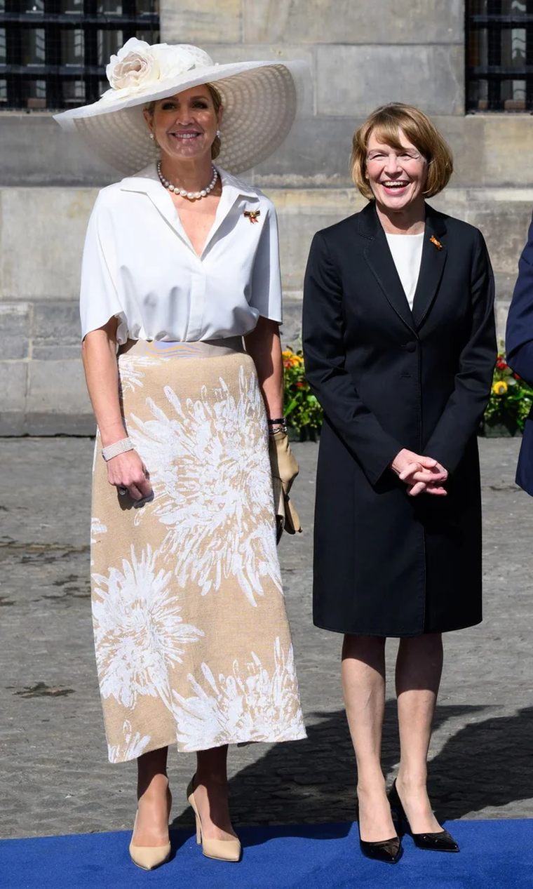 El look de Máxima de Holanda que es una oda a la primavera. El look de Máxima de Holanda que es una oda a la primavera.