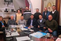 Patricia Giménez, Raúl Rufeil, Sol Salinas, Alfredo Cornejo, Leo Fernández, Mario Abed,  Lus Petri, Héctor Ruiz, Mauricio Di Cesare y Ramiro Blanco. Foto: alfredocornejo.ar