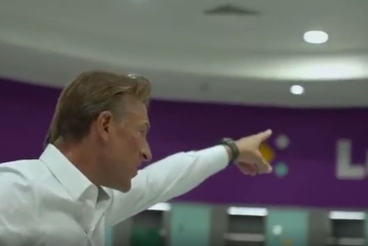 La impresionante arenga de Hervé Renard a los jugadores de Arabia Saudita cuando perdían contra Argentina. Foto: Federación de Arabia Saudita/Nahuel Lanzón