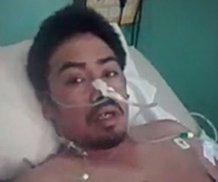 El herido habló desde el hospital