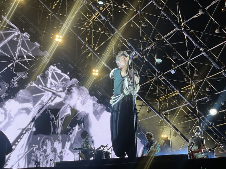 Babasónicos se presentó ante 55 mil personas en el Campo Argentino de Polo. Foto: Gabriel Sotelo