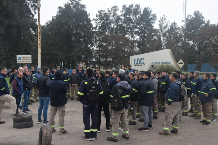 Aceiteros: el Gobierno dictó la conciliación obligatoria y desactiva temporalmente el conflicto. Foto: Gentileza Mario Carnevale