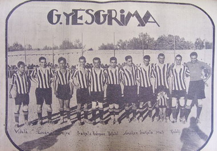 El equipo campeón del 33. Foto: Gentileza Rubén Lloveras