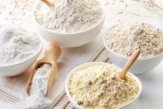 harina Harina blanca y harina integral. Foto: India Gate
