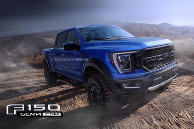 MDZol | Boceto de cómo podría ser la F-150 Raptor 2021.