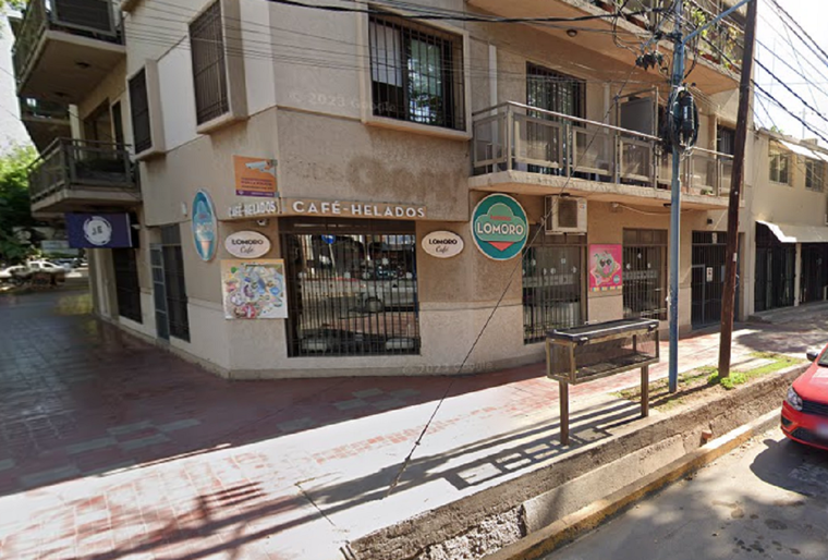 La heladería Lomoro de Godoy Cruz fue asaltada Foto: Captura Google Maps