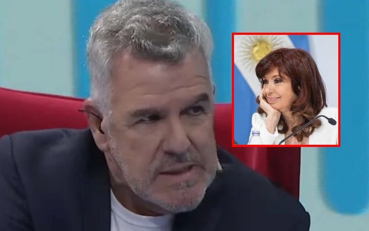 Dady Brieva se mostró decepcionado con Cristina Fernández. Foto: Captura TV/ Instagram Cristina Fernández