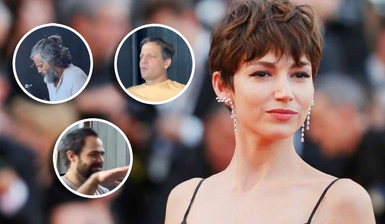 Los artistas se juntaron a almorzar