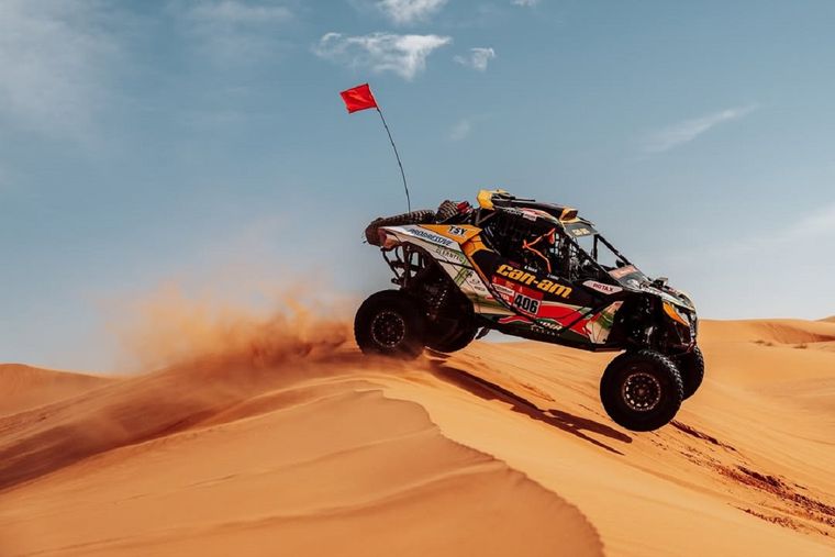 Jeremías González Ferioli y Gonzalo Rinaldi, los más rápidos de la séptima etapa del Rally Dakar 2026. Jeremías González Ferioli y Gonzalo Rinaldi, los más rápidos de la séptima etapa del Rally Dakar 2026.