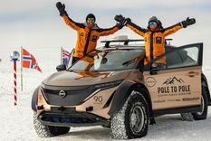 La expedición ‘Pole To Pole’ de Nissan llegó a su fin Foto: Nissan