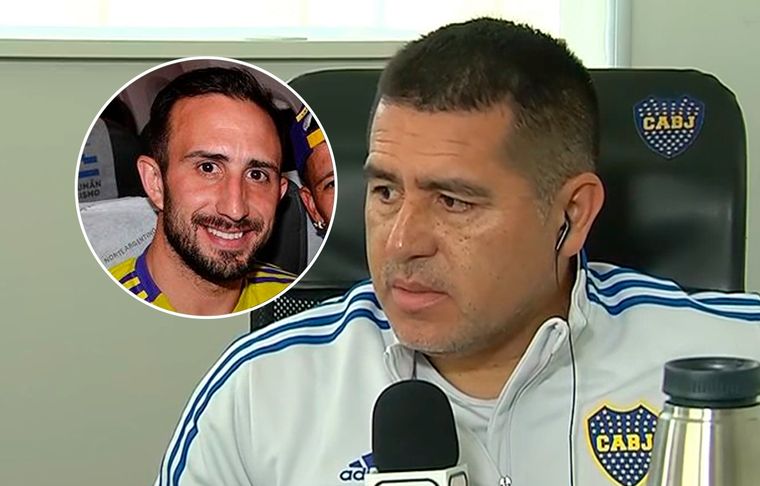 Juan Román Riquelme El vicepresidente de Boca dio una breve respuesta sobre la salida de Izquierdoz.