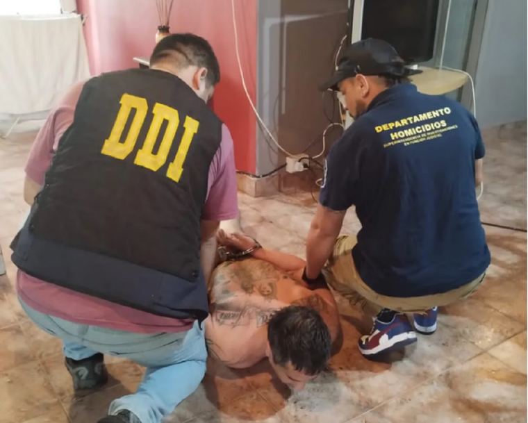 El hombre arrestado este miércoles por el caso Pérez Algaba Foto: Policía de la provincia de Buenos Aires