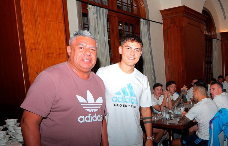 Claudio Tapia El presidente de la AFA y un mensaje de confianza para la Selección argentina.