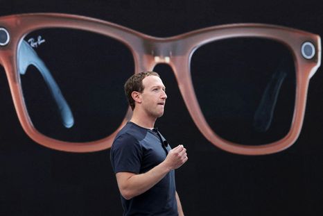 El anuncio de los lentes de Meta lo hizo el CEO de la compañía, Mark Zuckerberg. El anuncio de los lentes de Meta lo hizo el CEO de la compañía, Mark Zuckerberg.