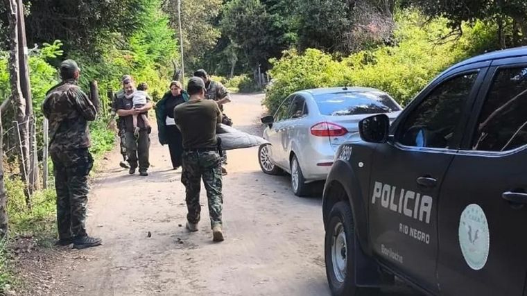 El niño perdido en Bariloche fue encontrado sano y salvo luego de 17 horas desde su desaparición. Foto: Policía de Río Negro.