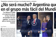 el polemico titulo de la prensa chilena tras el sorteo que le toco a la argentina para el mundial