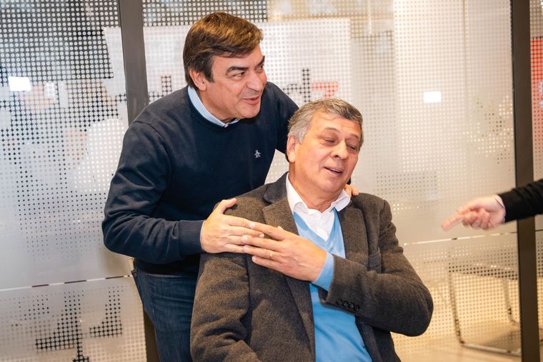 Omar De Marchi y Daniel Orozco, los candidatos de La Unión Mendocina. Foto: Santiago Tagua/MDZ